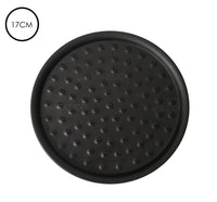 Ducha redonda negro 17cm