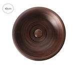 Poceta lavamanos Cobre Antiguo 40cm + desague push
