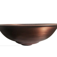 Poceta lavamanos Cobre Antiguo 35cm + desague push