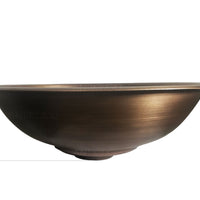 Kit lavamanos Bronce Antiguo 38cm + Grifo y Desague