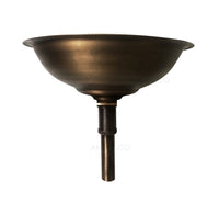 Poceta lavamanos Bronce Antiguo 35cm + desague push