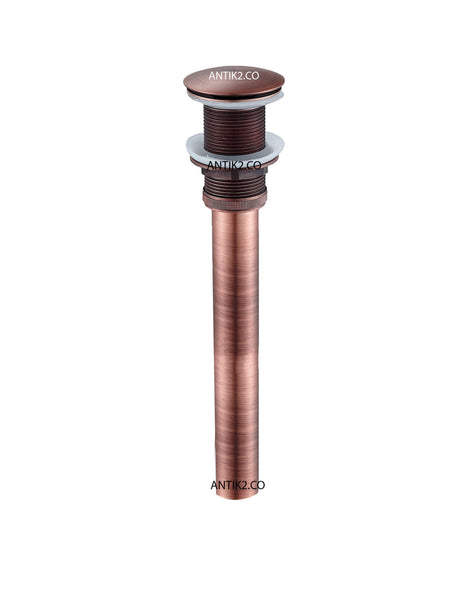 Desague push Cobre Antiguo (Largo 36cm)