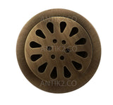 Rejilla piso Bronce Antiguo Diametro  10cm