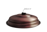 Ducha Vintage Cobre Antiguo 30cm + Tubo