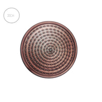 Ducha Vintage Cobre Antiguo 20cm + Tubo