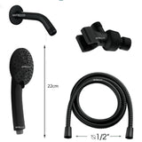 Kit Ducha De Mano Tono Negro