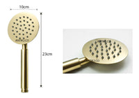 Ducha De Mano Acero Tono Dorado