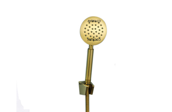 Ducha De Mano Acero Tono Dorado