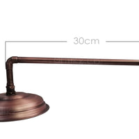 Copia de Registro Cruceta y ducha 18cm Cobre antiguo