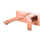 Mezclador Lavamanos Monomando  de  pared Oro rosa