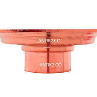 Rejilla piso Oro rosa cuadrada 10x10cm Antirretorno