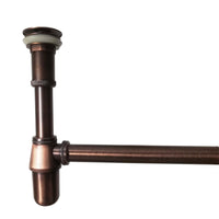 Lavamanos 40cm + Griferia y Desagues Cobre Antiguo
