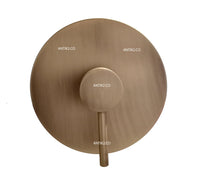Mezclador Ducha  Monomando + Ducha 25cm Bronce Antiguo