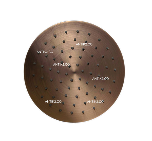 Mezclador Ducha  Monomando + Ducha 25cm Bronce Antiguo