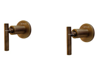 Mezclador ducha vintage 8" Palanca  Bronce Antiguo