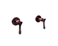 Mezclador ducha vintage 8" Palanca  Bronce Antiguo