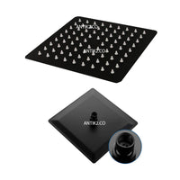 Griferia Mezclador  Para Tina/Bañera  Negro Mate +  Ducha 20cm