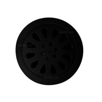 Rejilla piso Diametro  10cm negra Diseño Sol