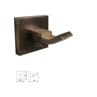 Juego accesorios cuadrado x 3 Bronce Antiguo