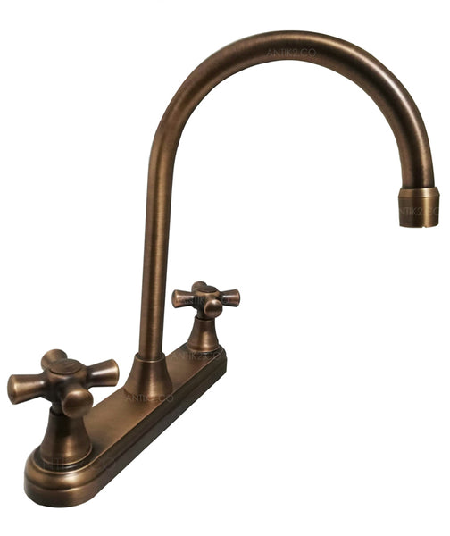 Grifería Lavaplatos 8 pulgadas Bronce Antiguo
