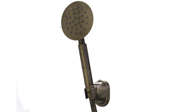 Ducha De Mano Acero Tono Bronce Antiguo