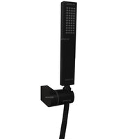 Ducha De Mano Rectangular Negro