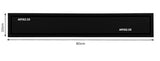 Rejilla piso  rectangular  80cm negra con tapa para recubrimiento