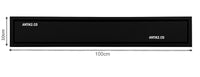 Rejilla piso  rectangular  100cm negra con tapa para recubrimiento