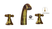 Griferia mezclador 8" Lavamanos Dorado