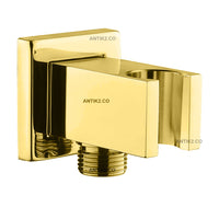 Soporte Para teleducha Dorado  Con Conexion a 1/2 Pulgada