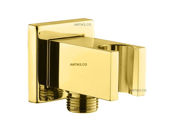 Soporte Para teleducha Dorado  Con Conexion a 1/2 Pulgada