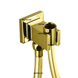 Soporte Para teleducha Dorado  Con Conexion a 1/2 Pulgada