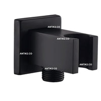 Soporte Para teleducha Negro Con Conexion a 1/2 Pulgada