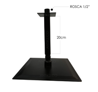 MezcladorDucha Cuarado Negro + Ducha 25x25cm a Techo