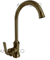 Grifería Alta  Vintage Bronce Antiguo